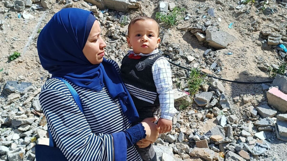 ‘Every night, I kissed him as if it were the last time, fearing for his life more than my own’ (Photo supplied by Shaimaa al-Durra)