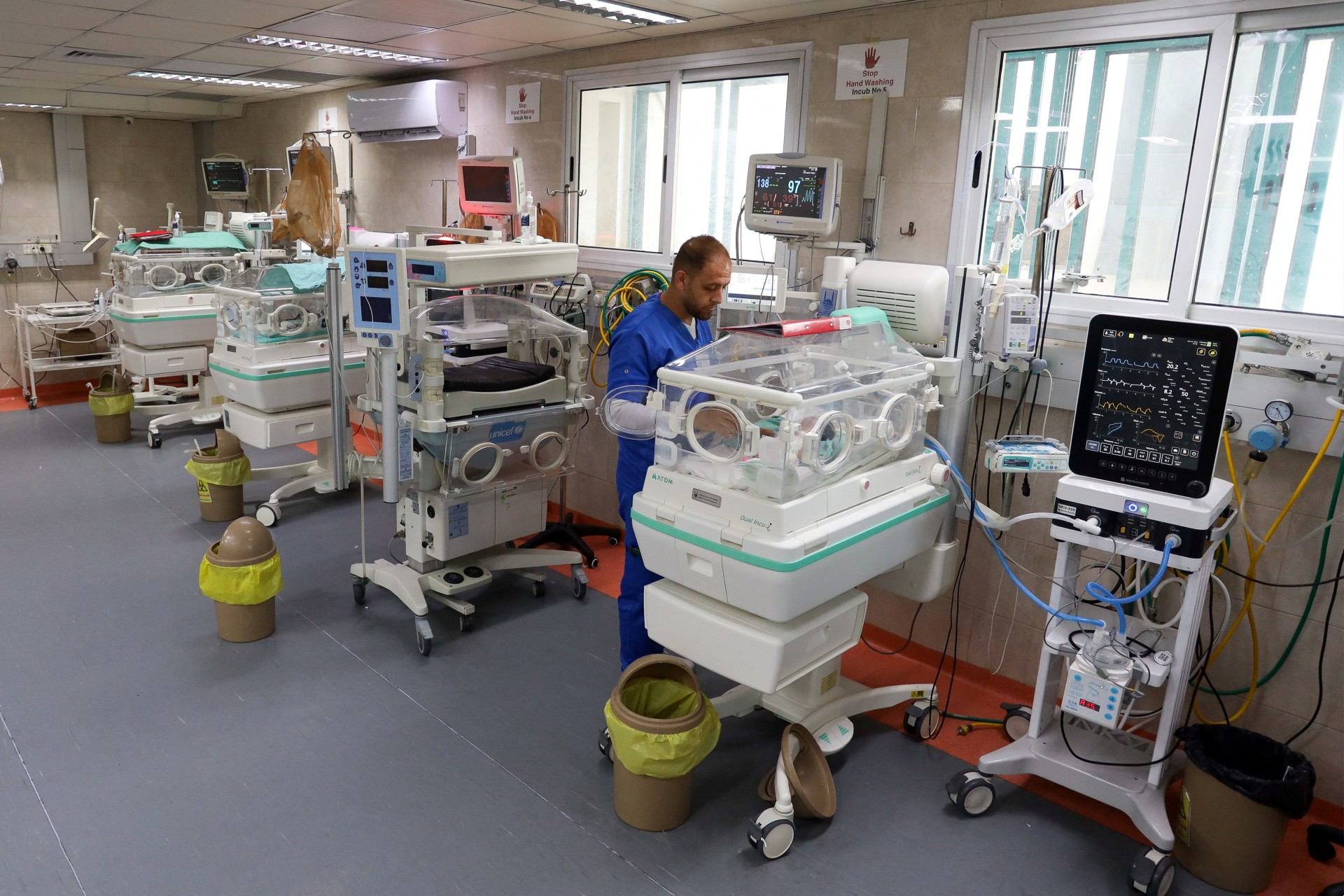 gaza premature baby