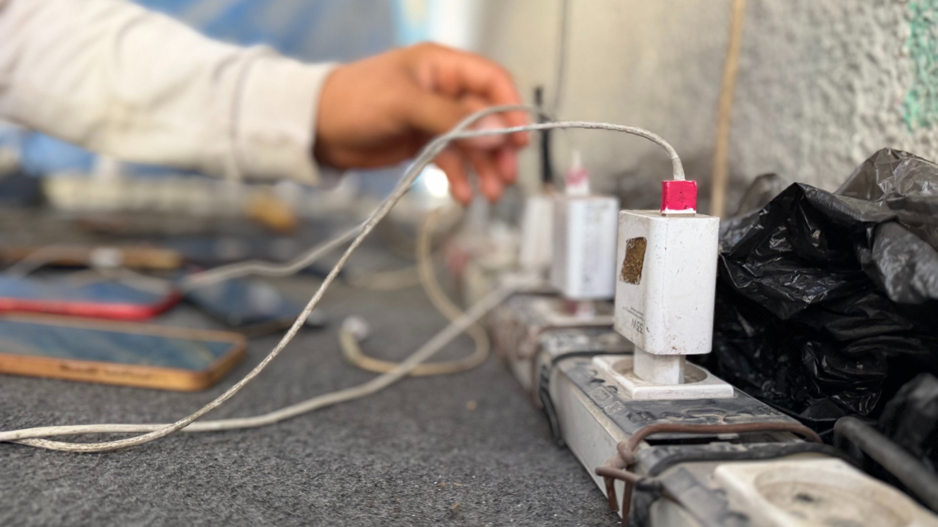 Gaza does not have a functional electricity grid and remains under a near-total blackout following Israeli attacks