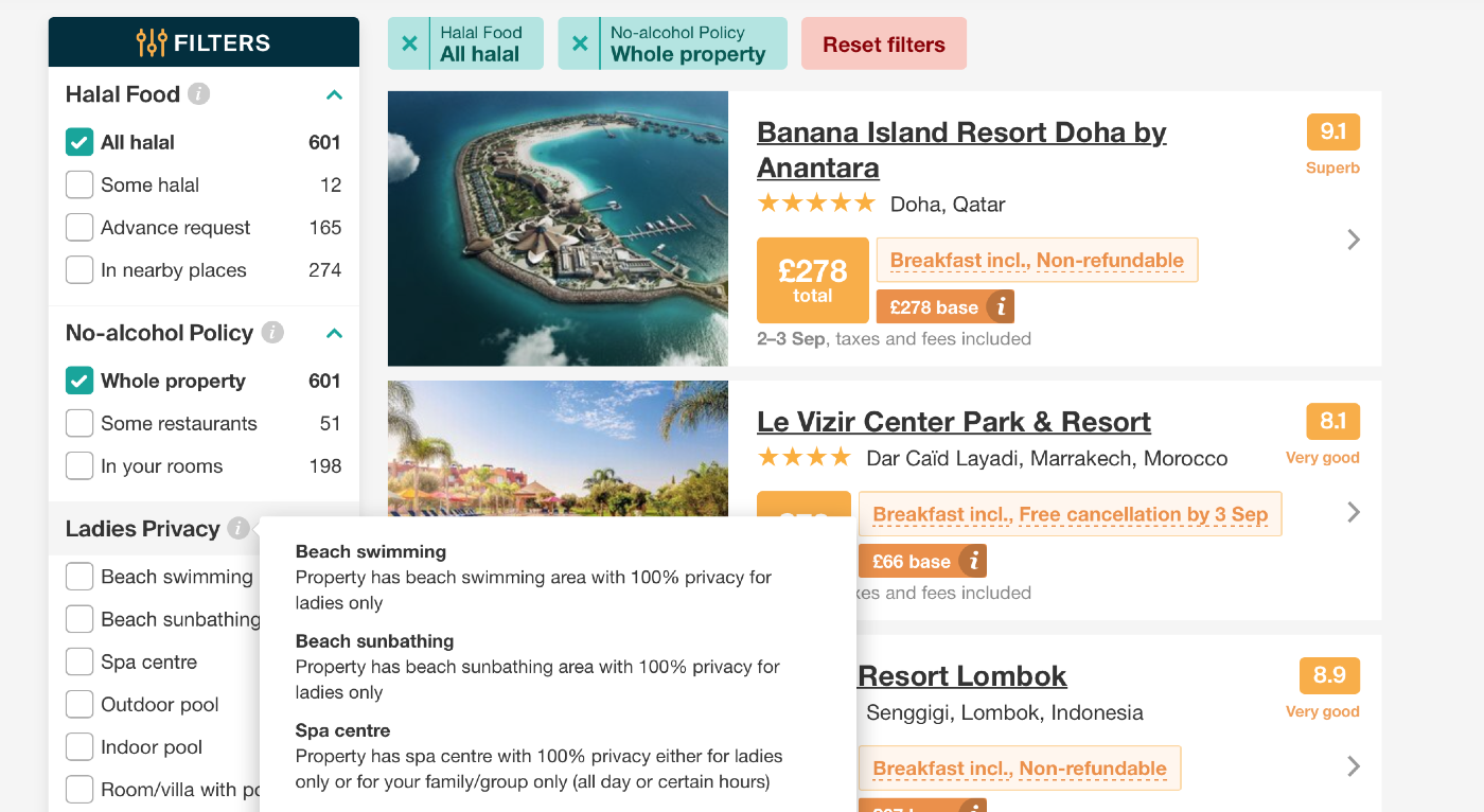Halal Travel Escapes offre une variété d’options pour les voyageurs musulmans (Halal Travel Escapes)