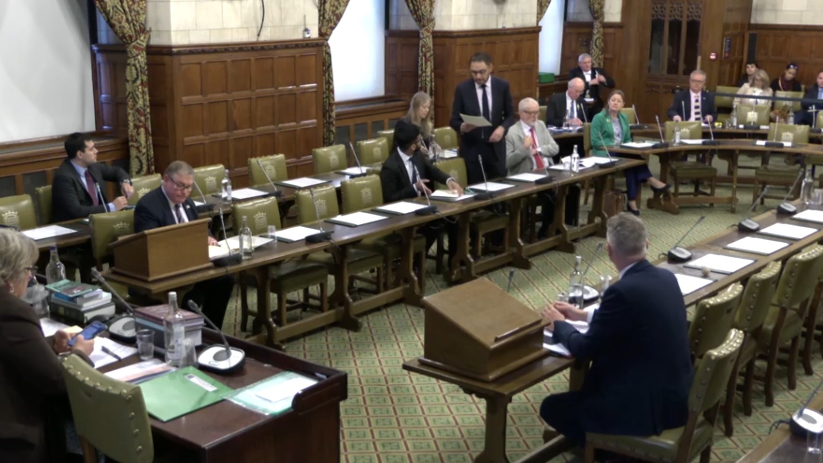 Shockat Adam MP speaks in Westminster Hall on 18 March (Screenshot British parliament)