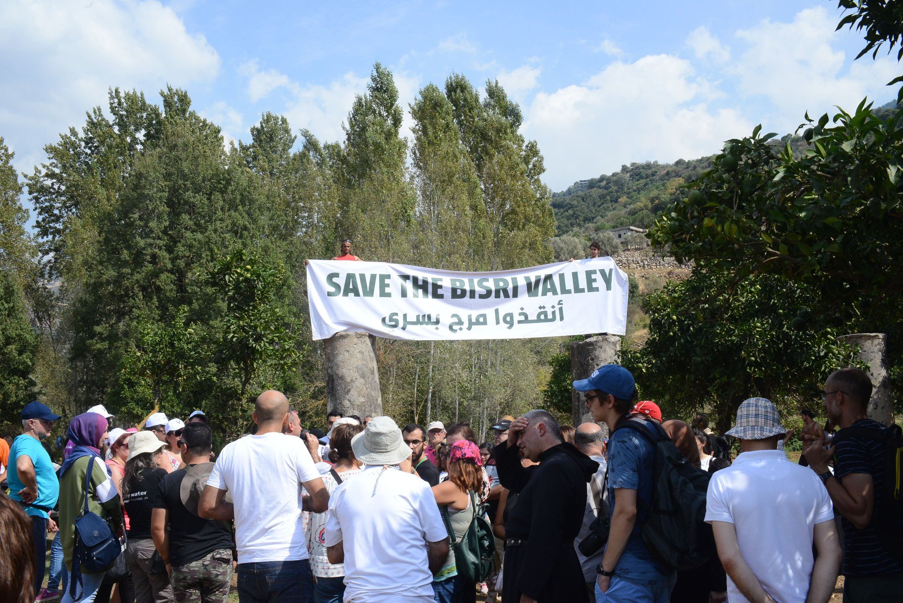 Save the Bisri Valley campaign hiking tour