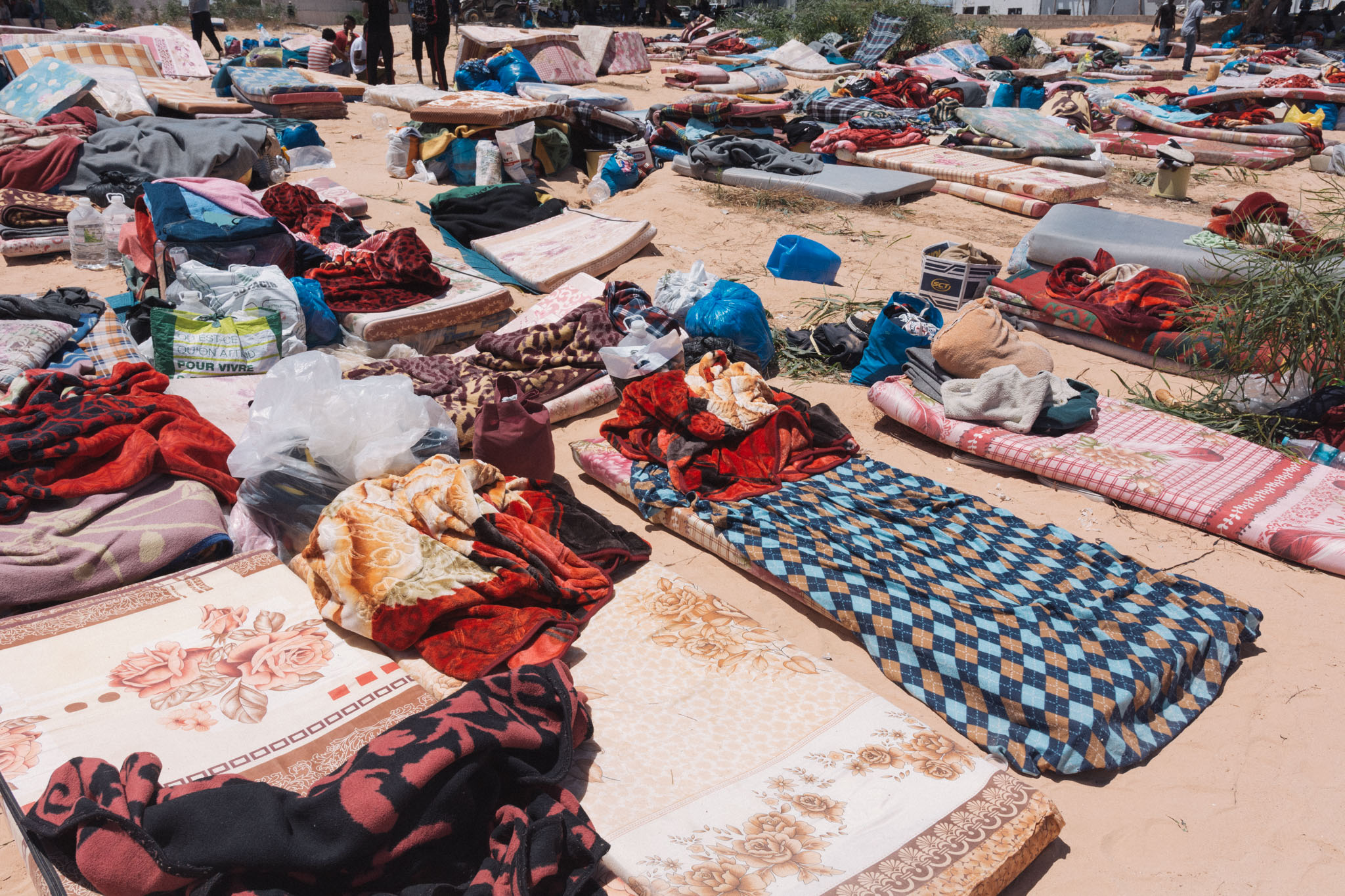 The Tajura camp has now been closed with 400 attack survivors moved to a Gathering and Departure facility (MEE/Francesca Mannocchi)