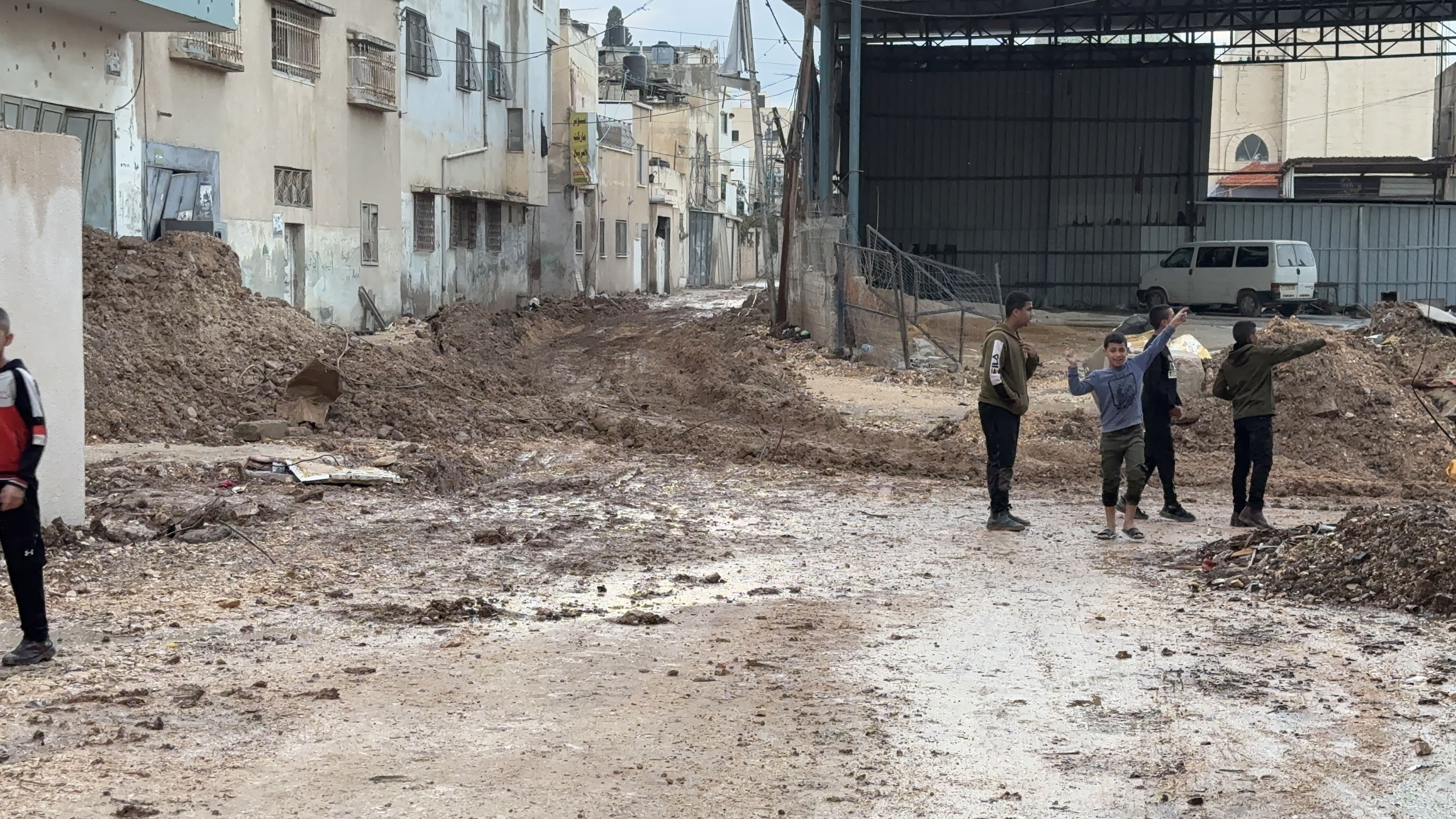 The Israeli army has bulldozed streets across the Palestinian city of Jenin (MEE/Muhammad Ateeq)