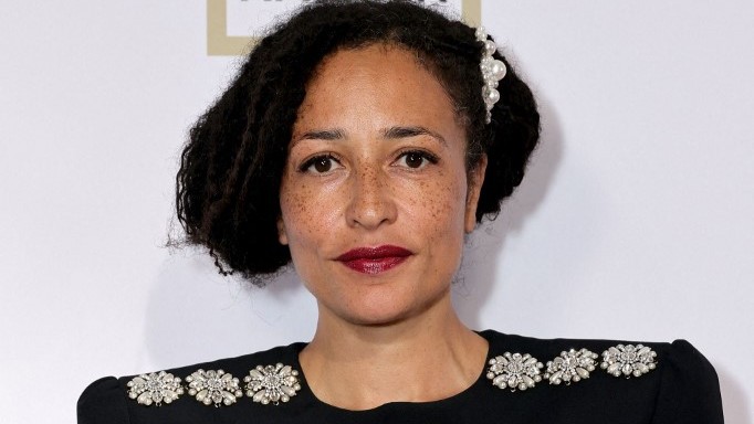 Zadie Smith attends the PEN America Literary Gala at American Museum of Natural History on 23 May 2022 (AFP)