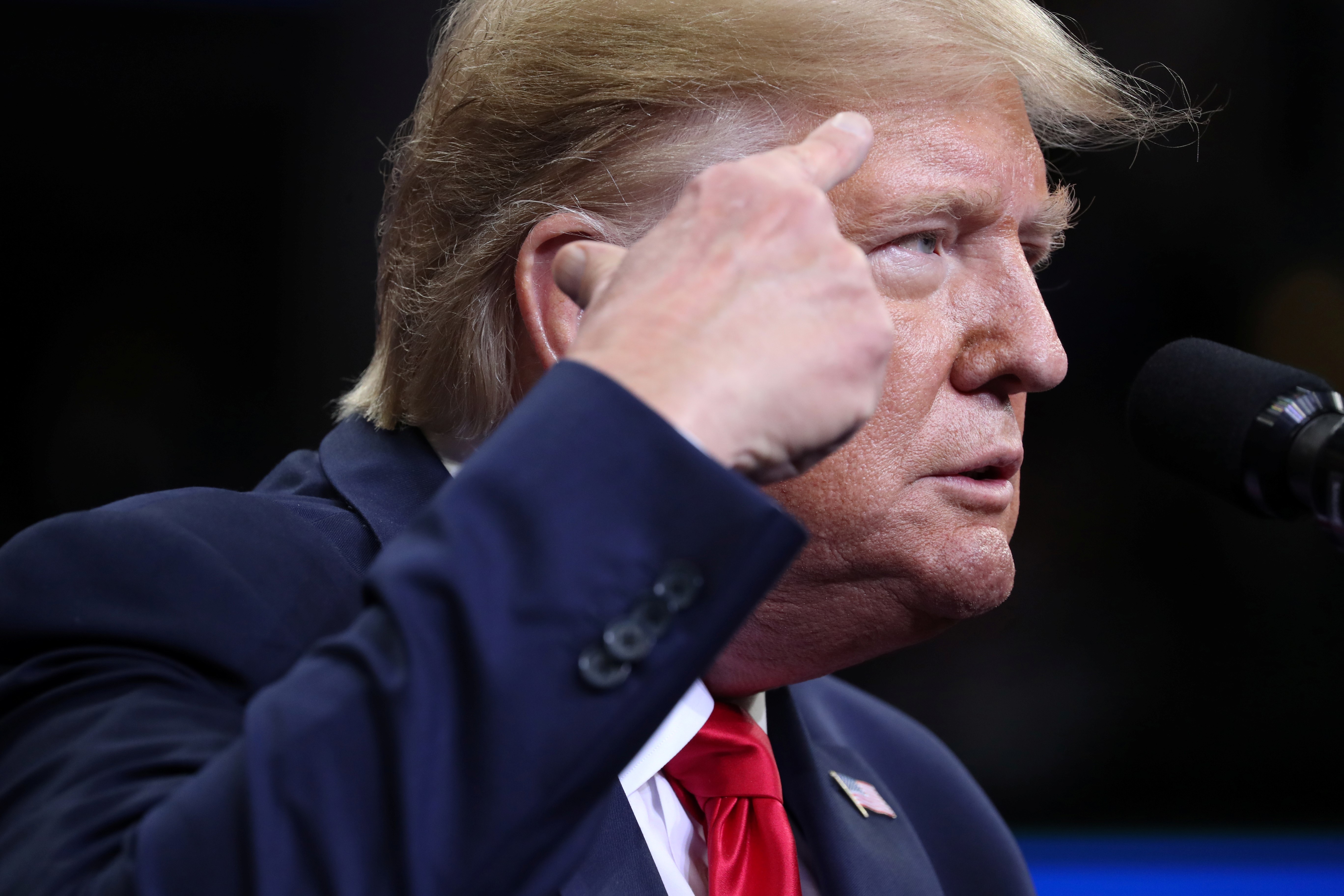 Former US President Donald Trump’s exhortations of ‘fake news media’ are not new (Reuters)