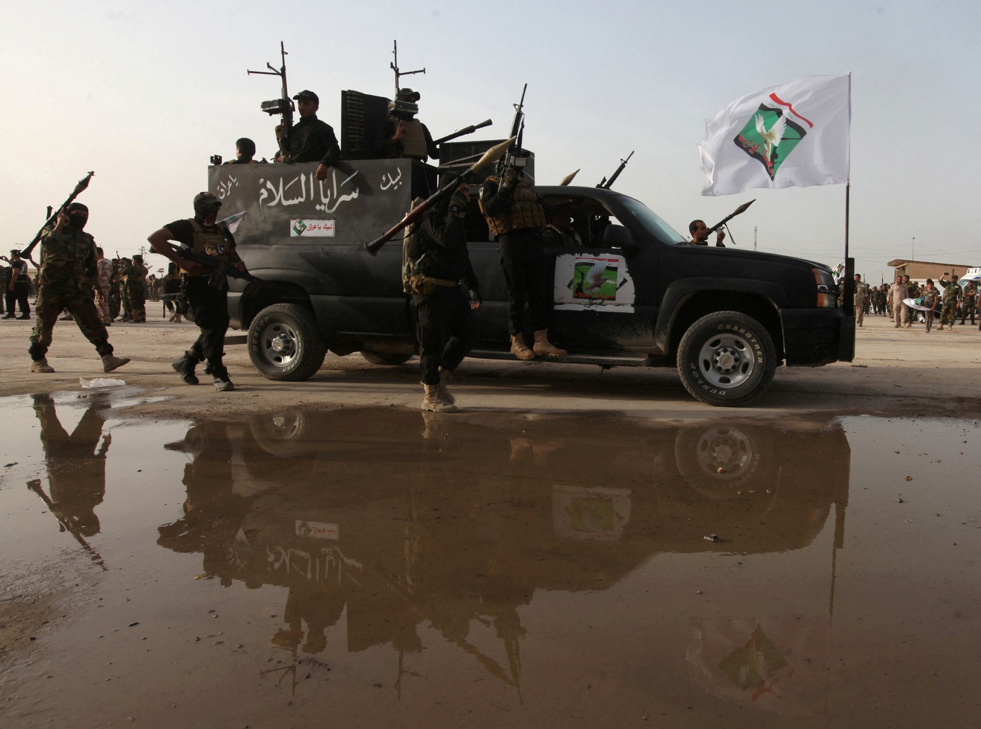 Saraya al-Salam fighters have reportedly been redeployed to Baghdad (Reuters/File photo)