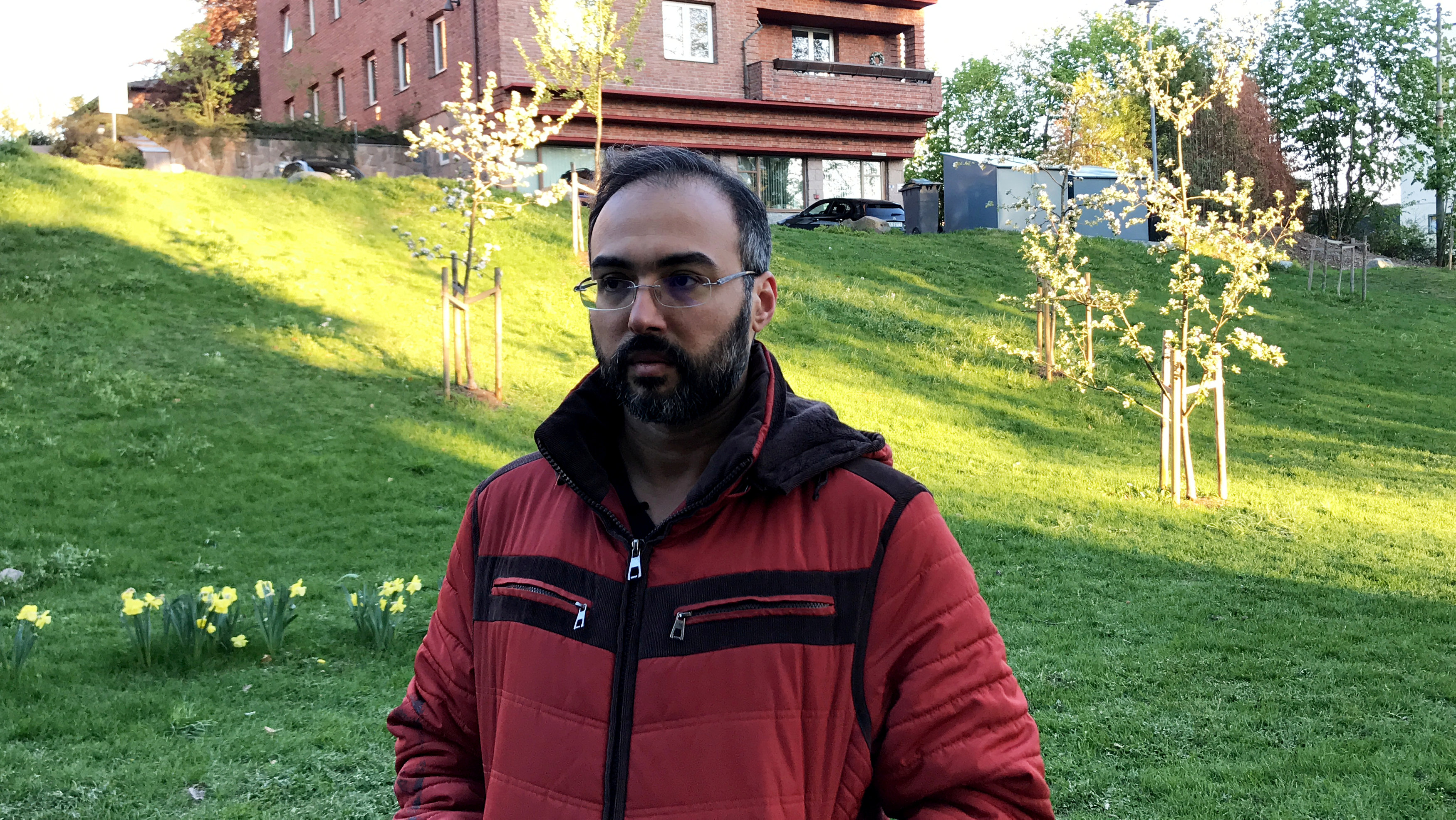 Iyad al-Baghdadi has been told by Norwegian authorities his life was at threat (AFP)