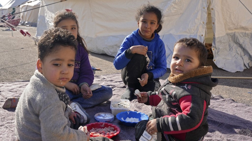 syria children quake