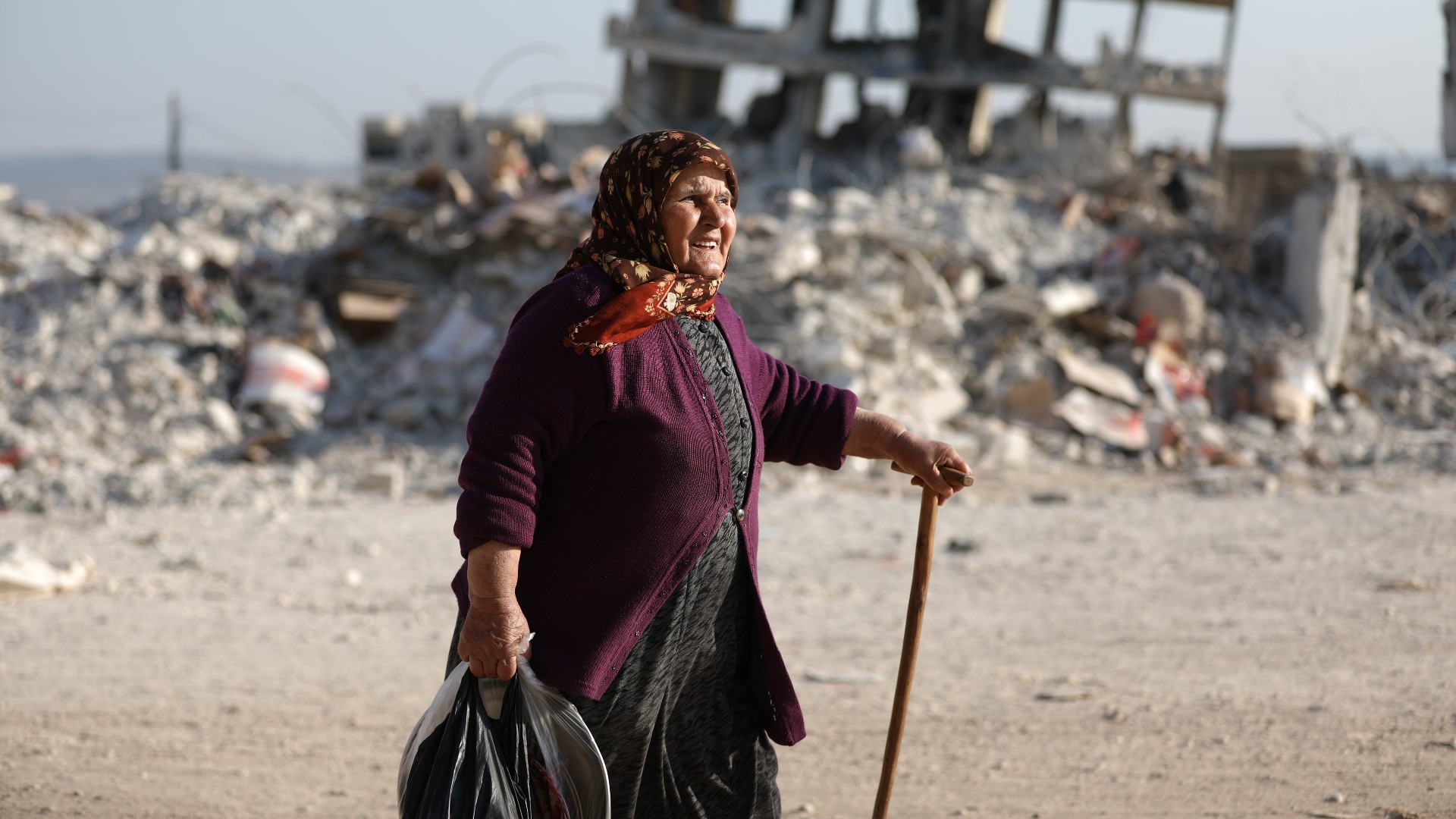 According to local residents, at least 1,000 lives have been lost in Jindayris with more than 250 buildings levelled (MEE/Ali Haj Suleiman)