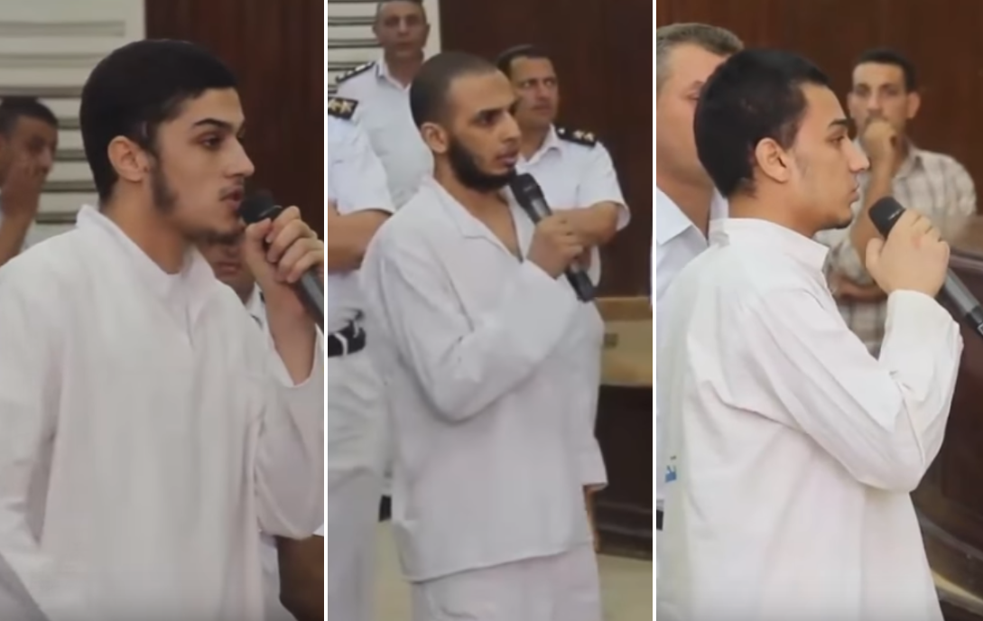 Mahmoud el-Ahmady, Abulqasim Youssef and Abubakr Ali (L to R) Egypt