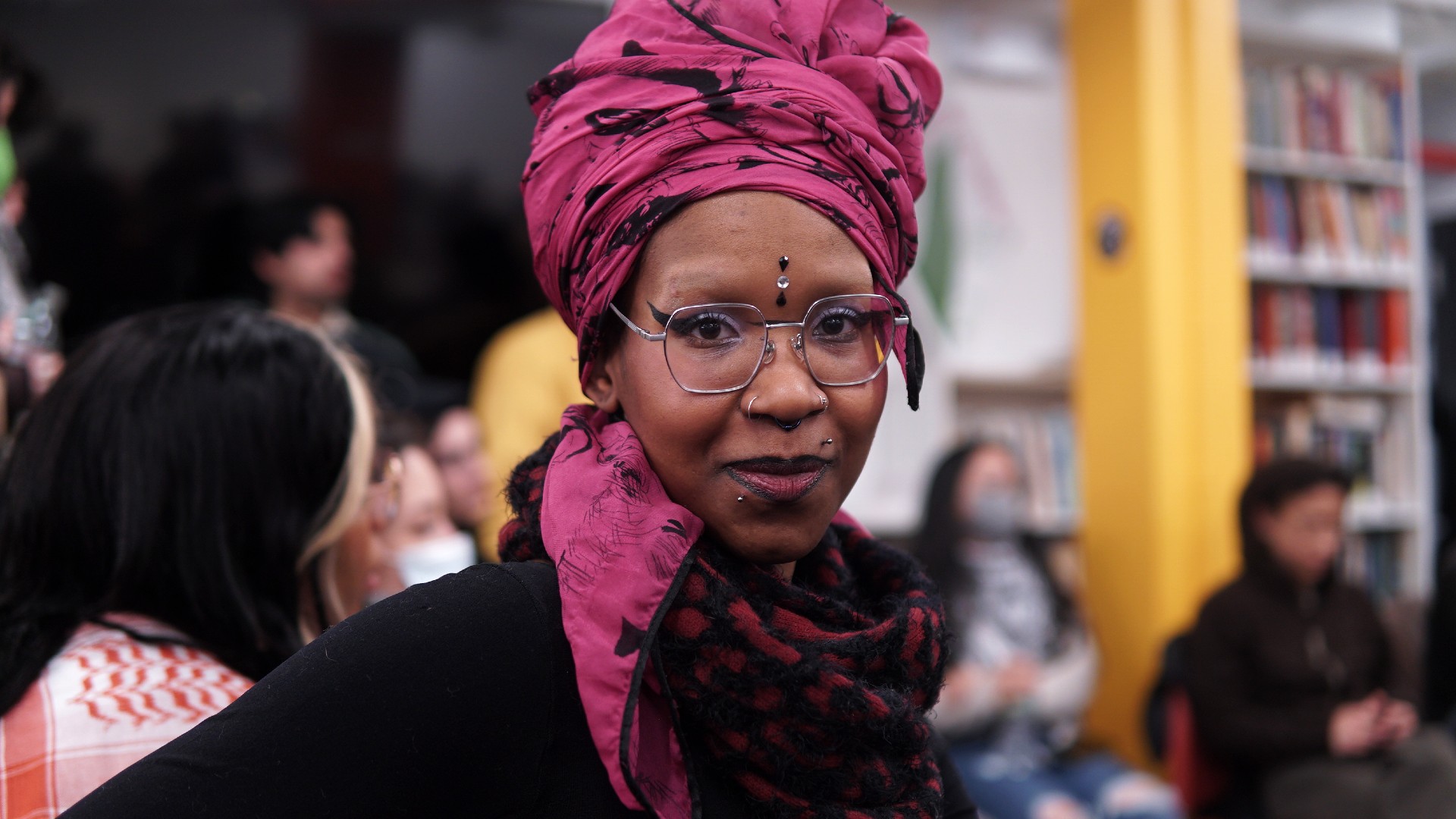 Janee, of Cuban heritage, says the volunteer meetings have given her a chance to be part of something bigger.