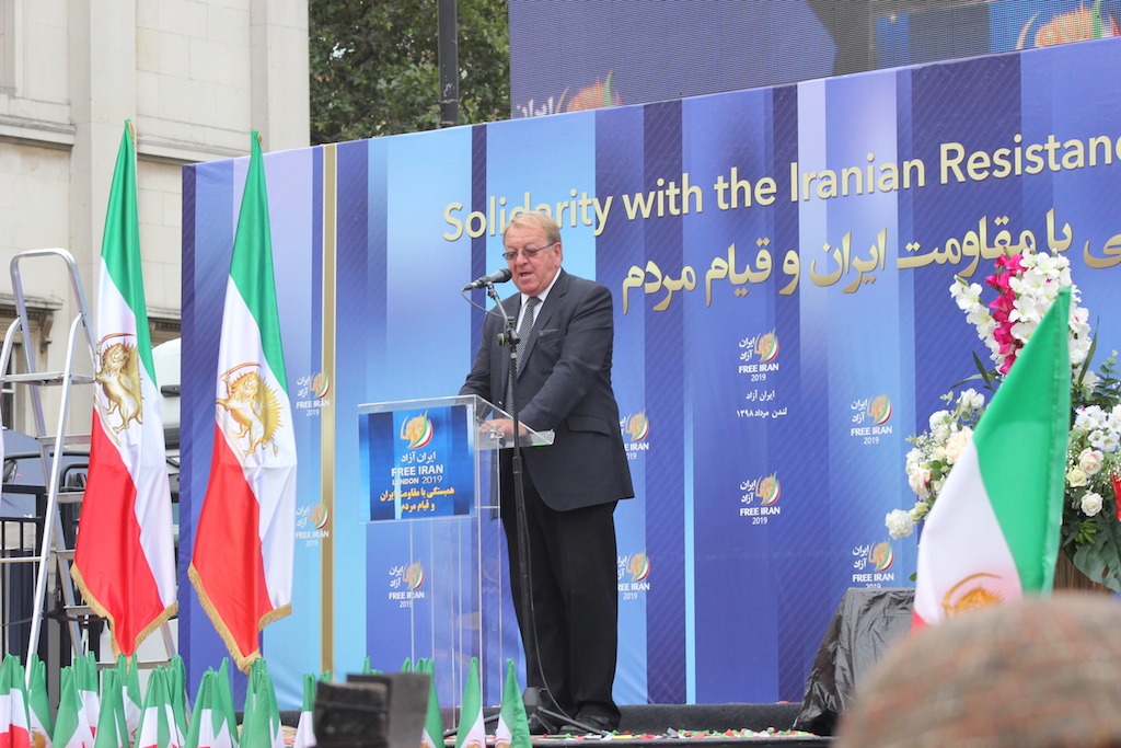 Struan Stevenson, coordinator of the Campaign for Iran Change (Alex MacDonald)