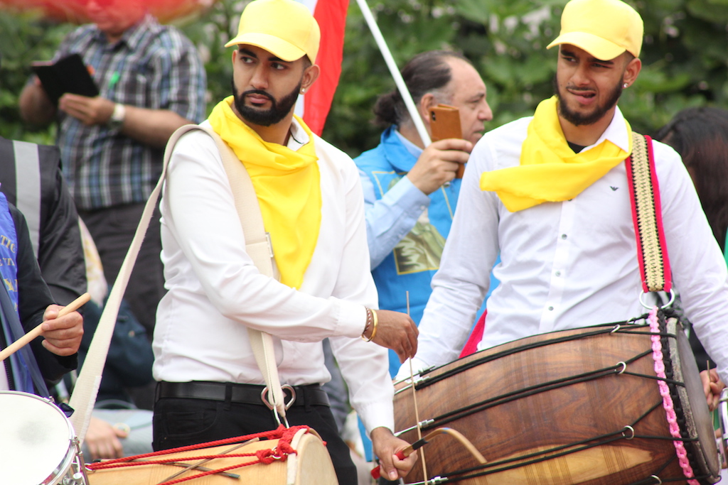 Drummers in support of the NCRI (Alex MacDonald)
