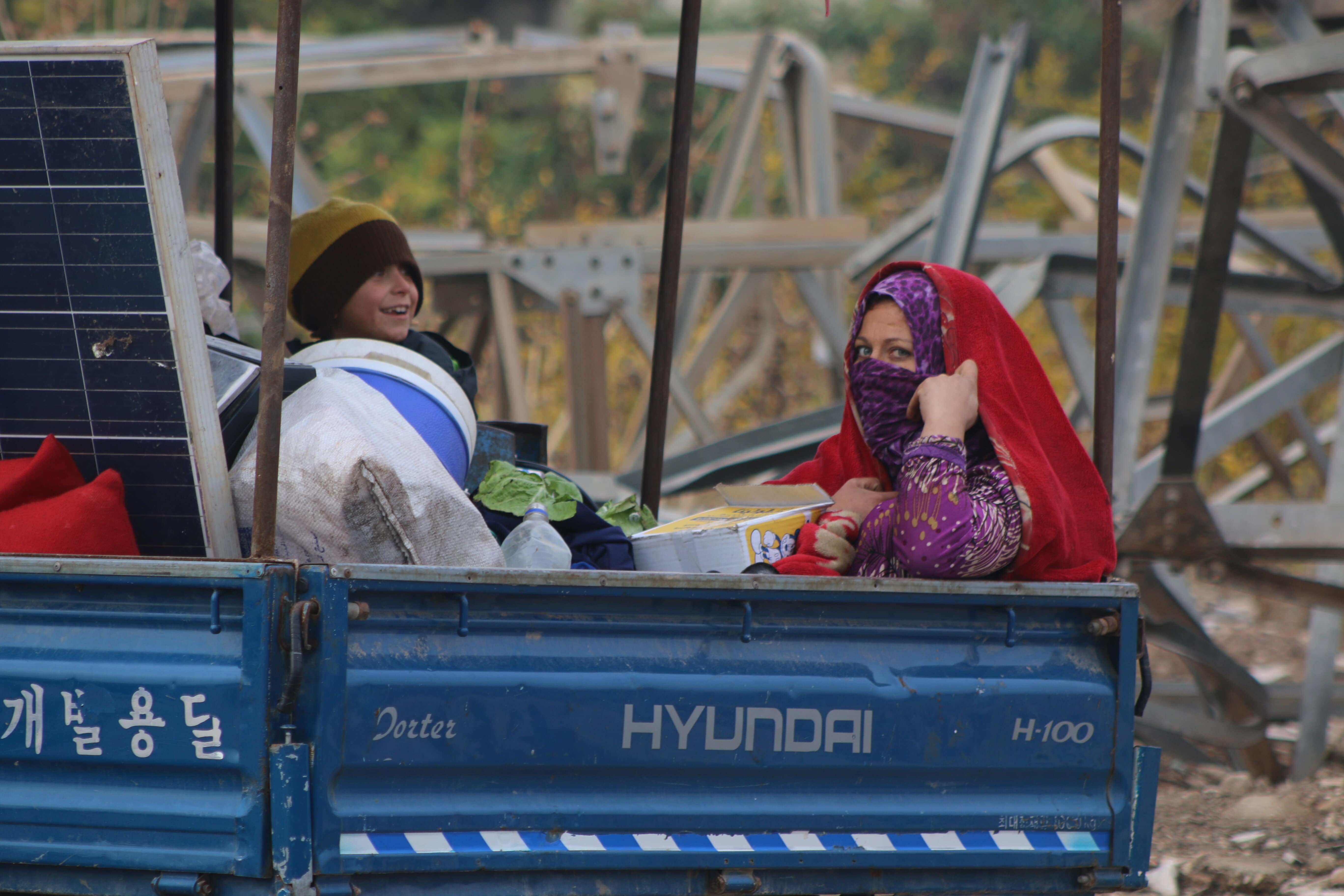 The latest mass exodus comes as Syria prepares for extremely cold weather