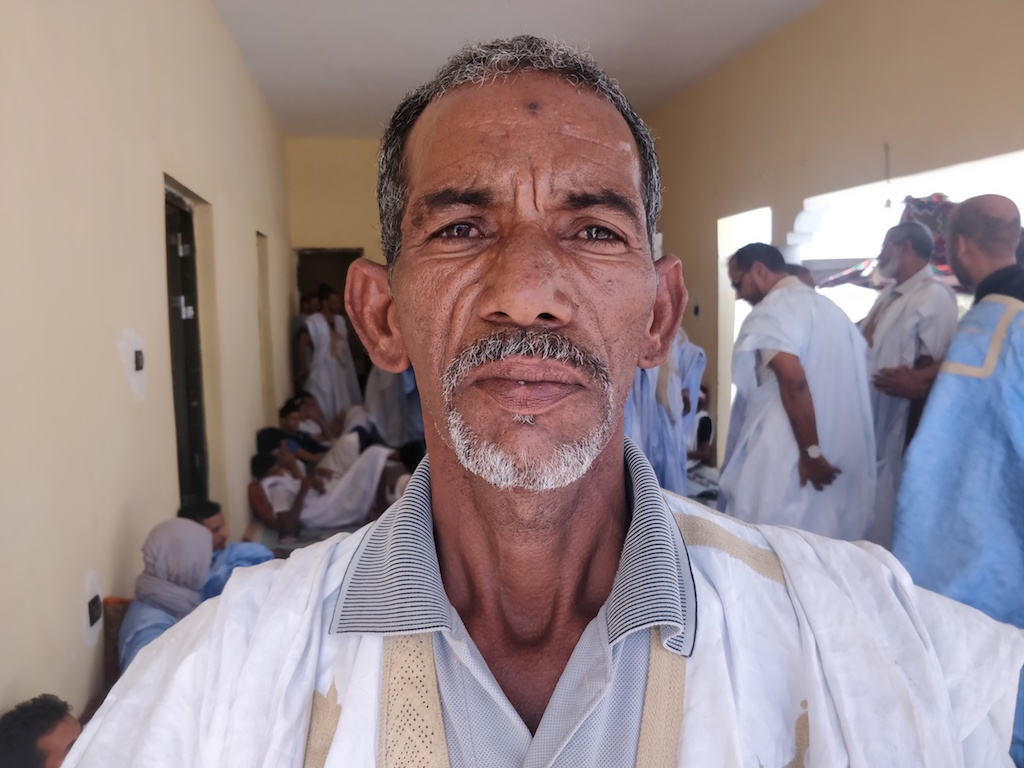 Mustapha Lamine, a retired army officer (Amandla Thomas-Johnson)