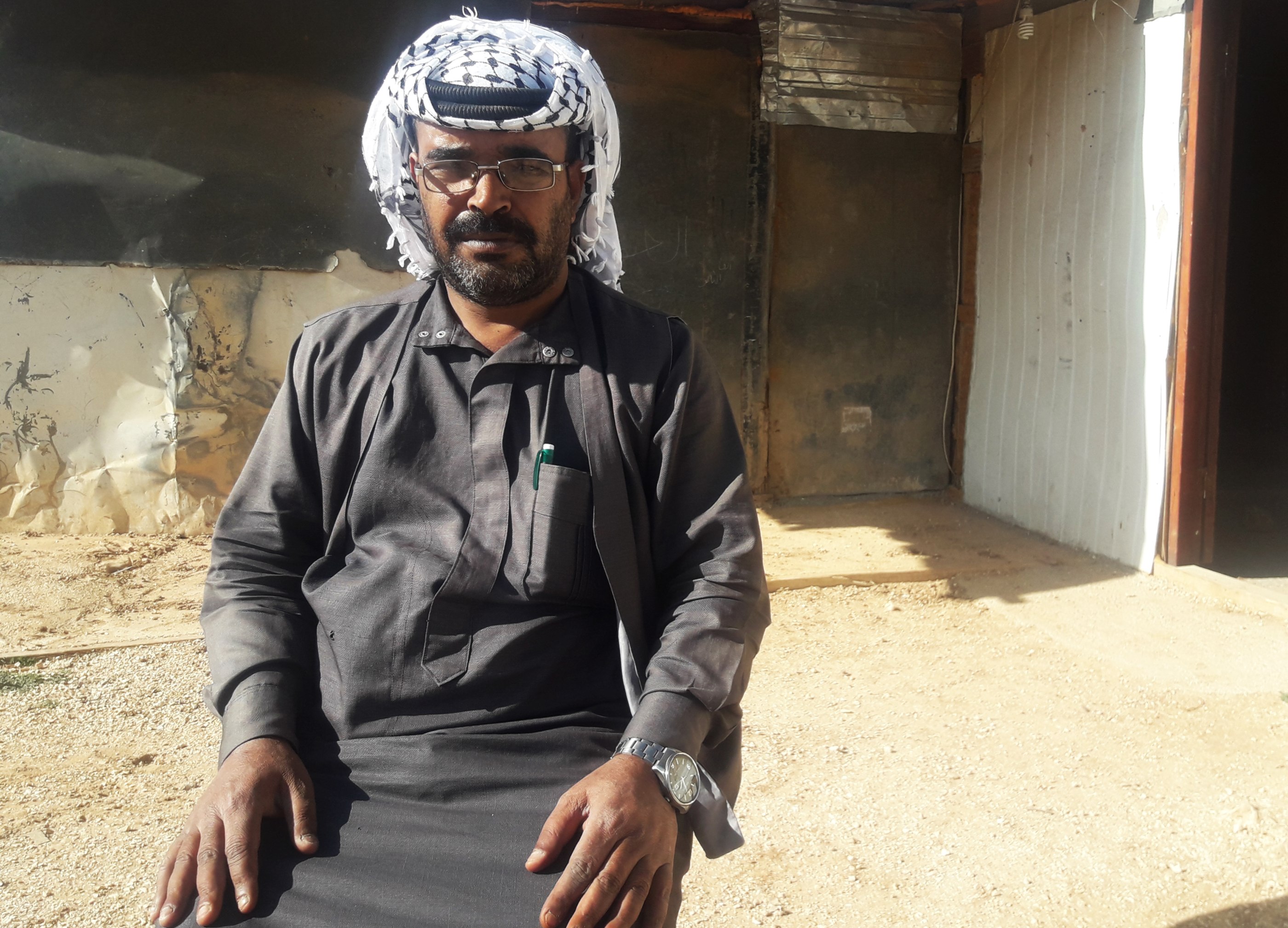 "We need roads and electricity and proper housing, but we’re not allowed to build them," Abu Imad said (MEE/Tessa Fox)
