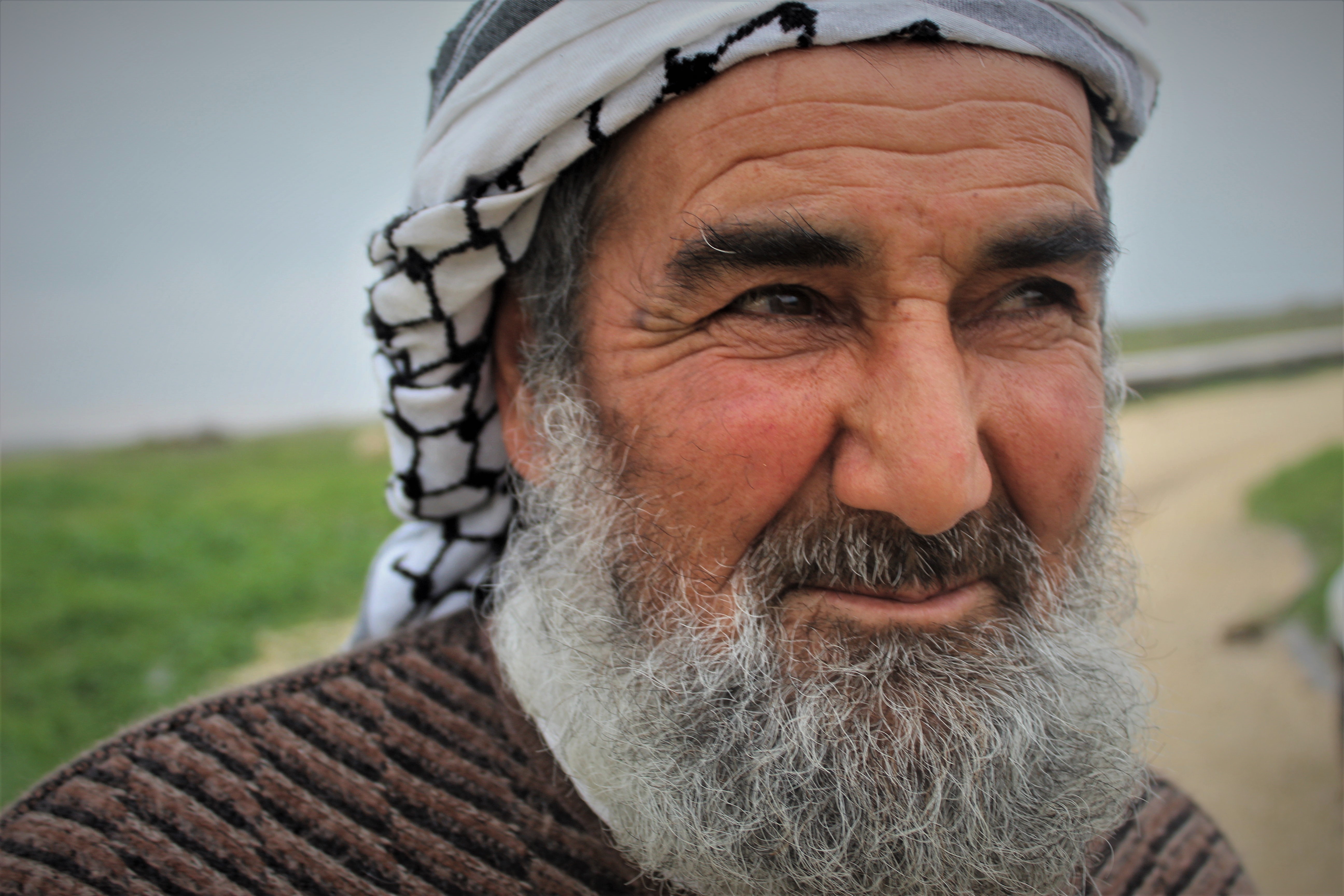 The farmer who found the first stones on the hill in 1984 is now a guard at the monument