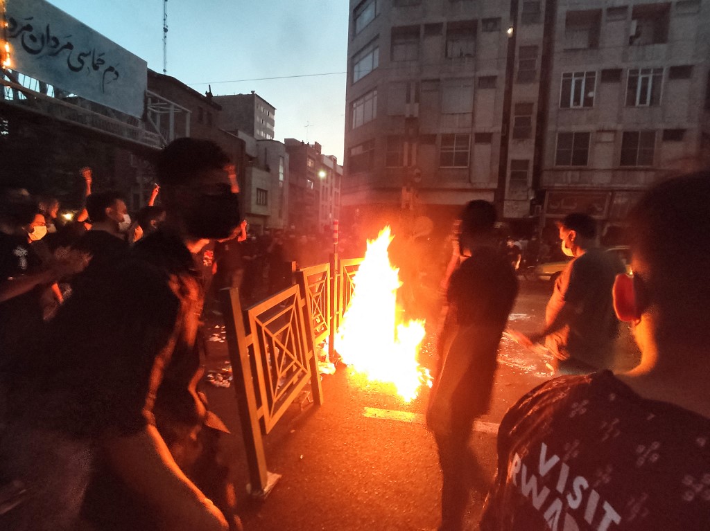 Protests have been raging in Iran for two months (AFP)