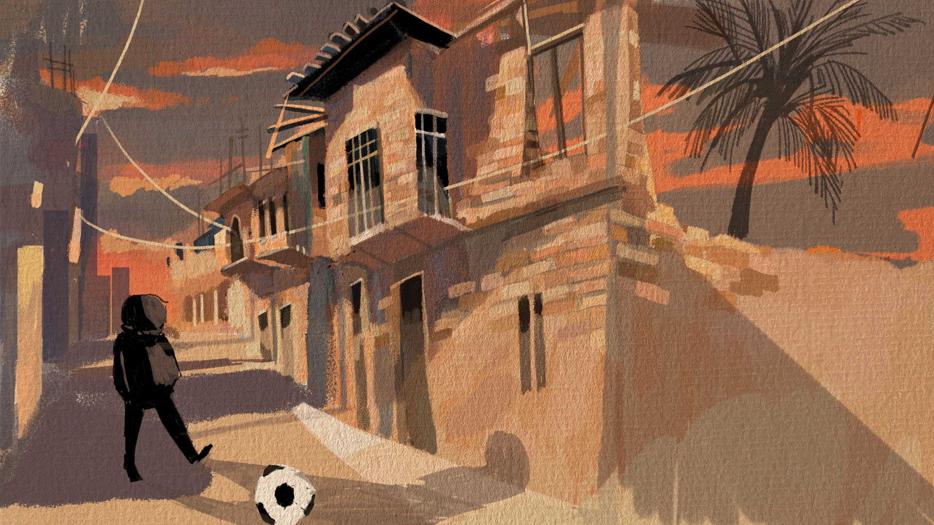 Even the sweetest memories are now buried deep under the rubble of nightmares that haunt us (Illustration by Katherine Hearst)