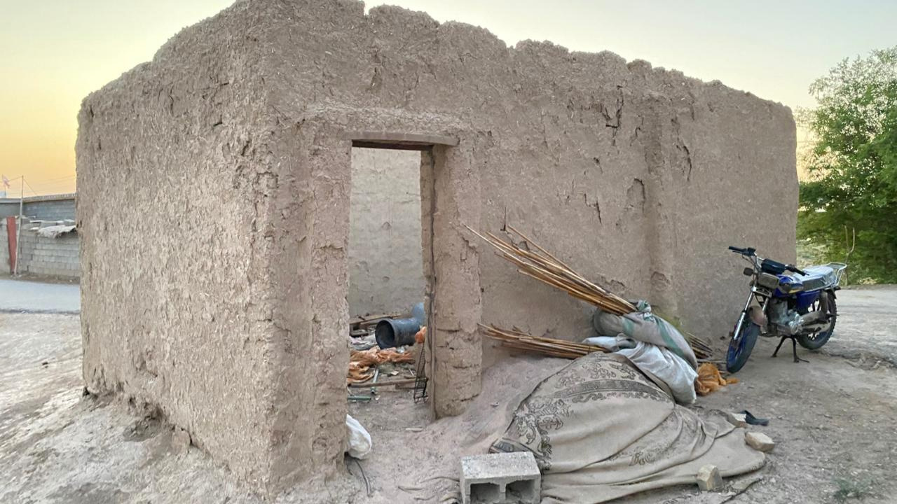 Flaih and her family are planning to transform this empty structure into a micro-museum to preserve Ma’adan heritage (MEE/Tamara Imad)