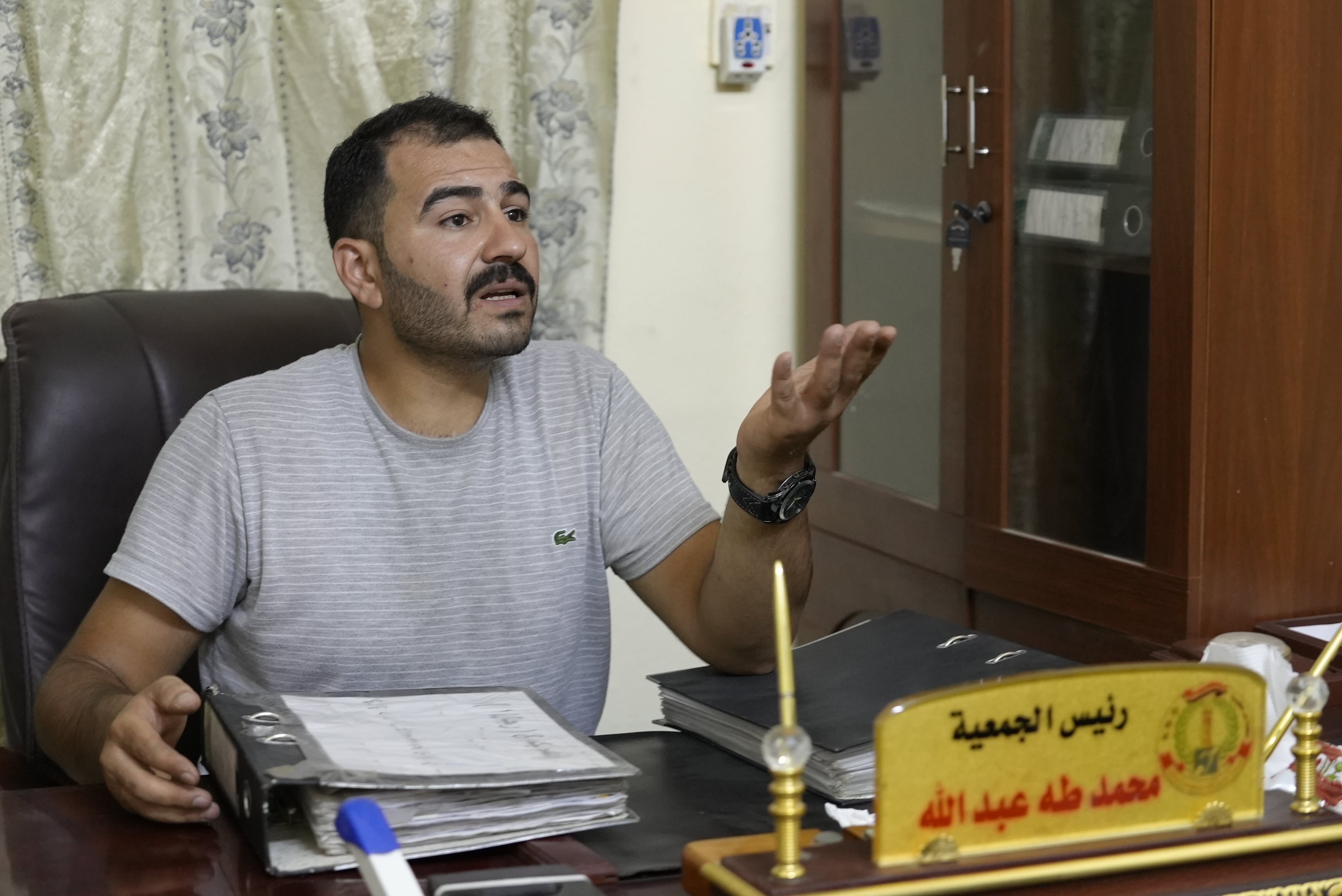 iraq deaf NGO president mosul