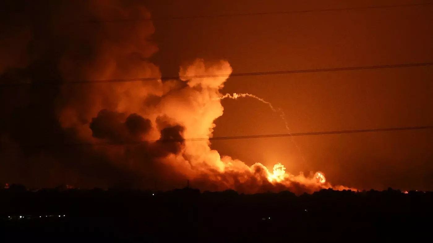 israel air strikes gaza strip