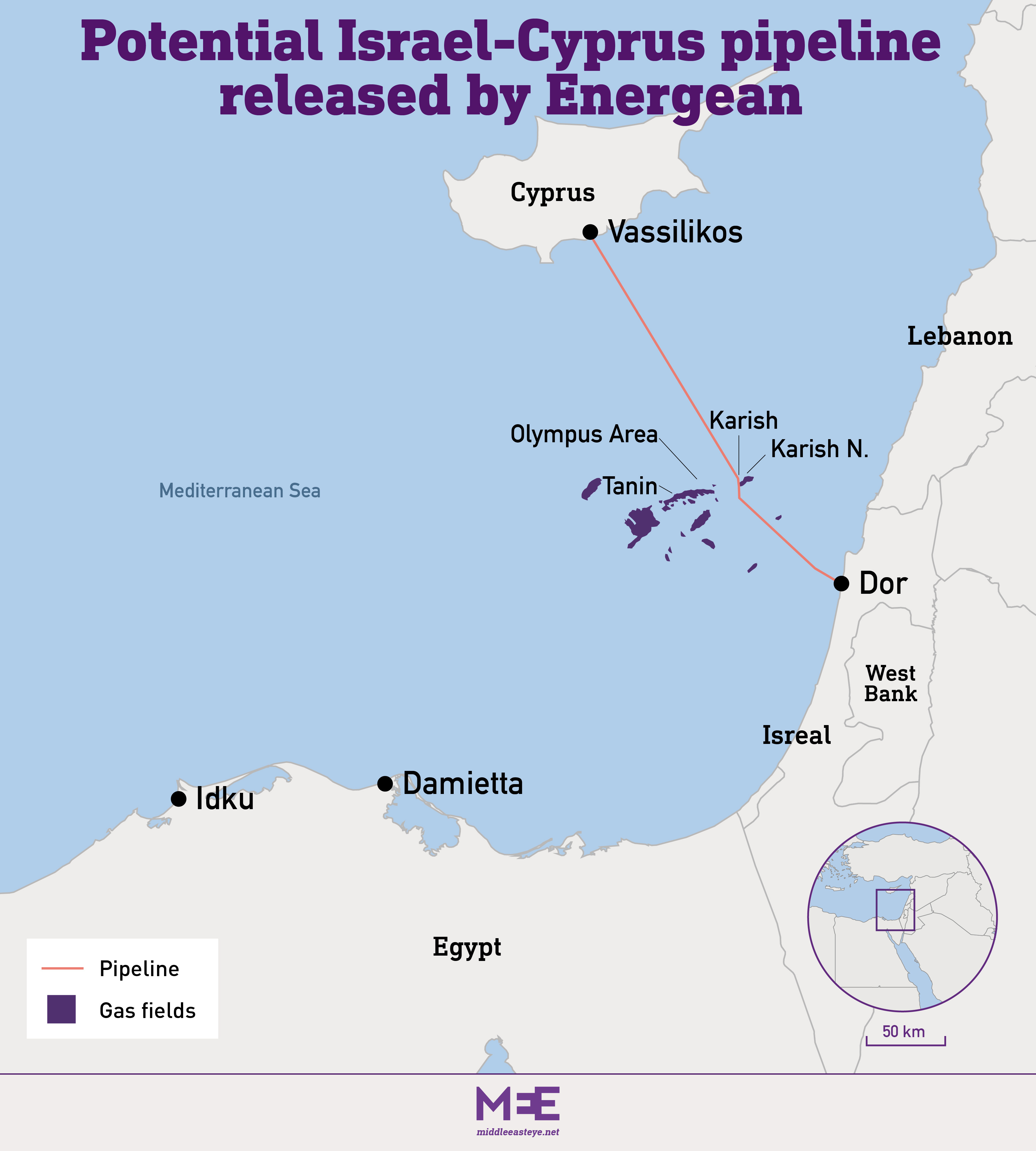 potential israel cyprus pipeline