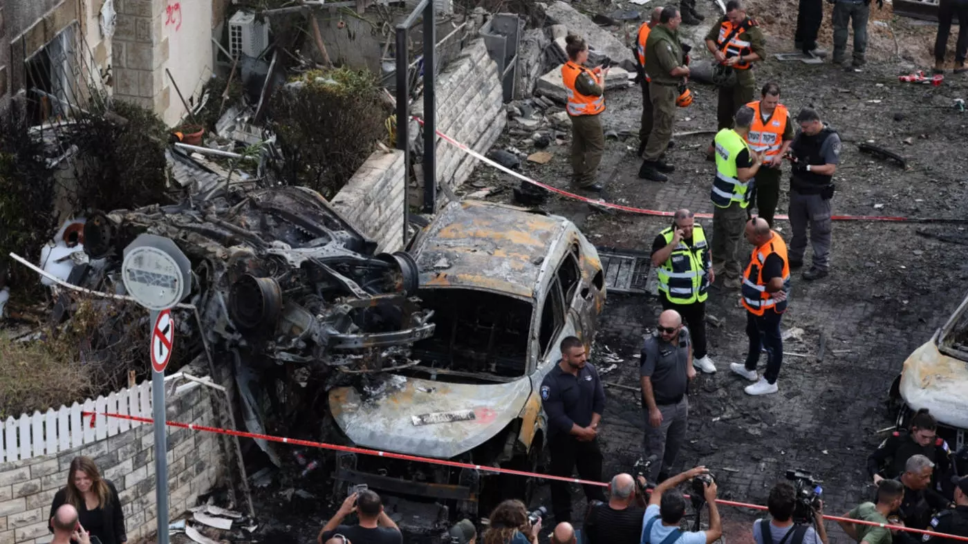 debris hezbollah attack israel