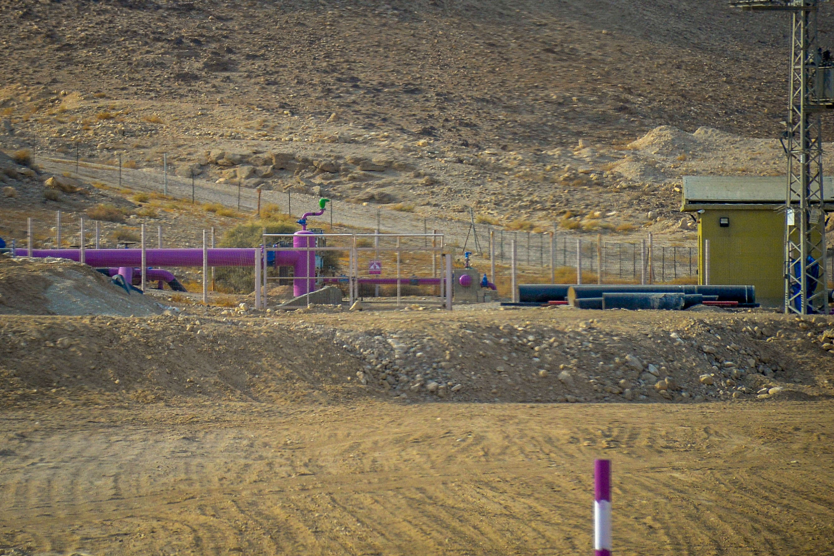 A young Palestinian man is facing a military court after trying to take water directly from the pipes which transfer water from Al Awjah spring to Israeli settlements