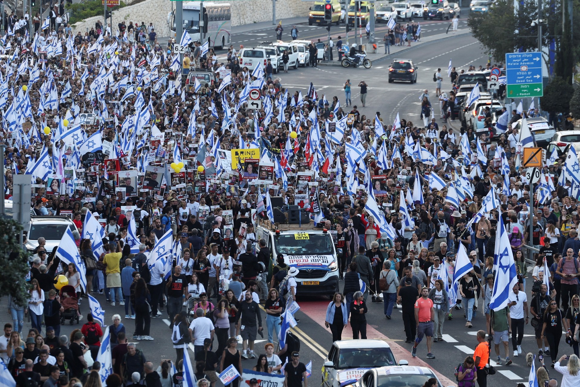 israeli march hostages 