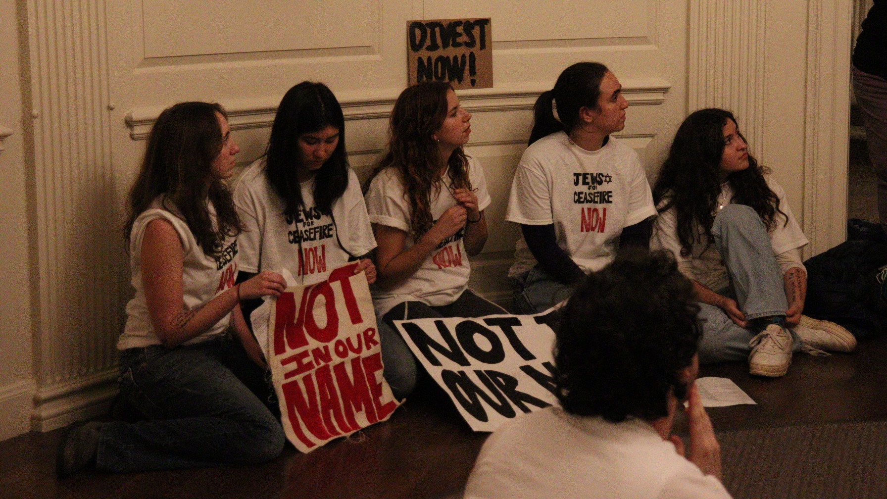 Around 20 Jewish students were arrested by police on November (supplied)