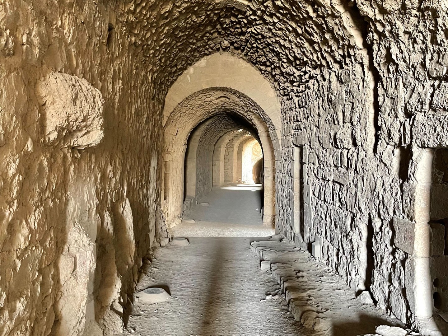 karak castle inside jordan