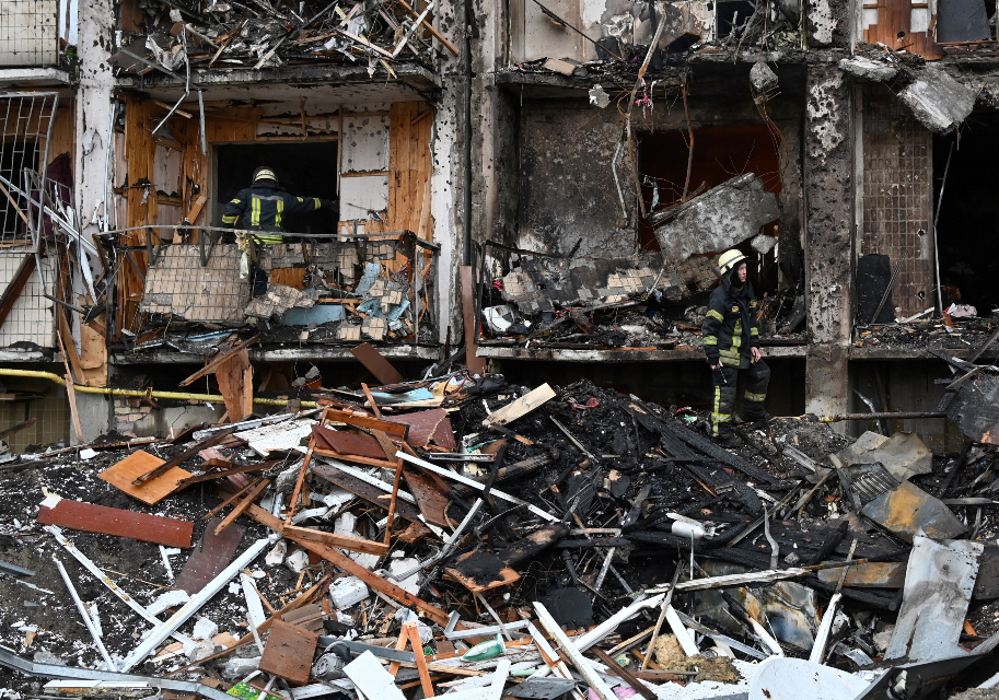 Kyiv destruction
