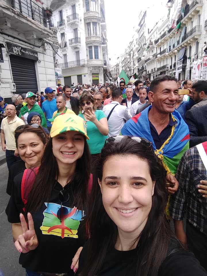 Samira Messouci, 25 ans, élue locale de la ville de Tizi Ouzou, condamnée pour atteinte à l'intégrité du territoire nationale à un an de prison dont six fermes (Facebook)