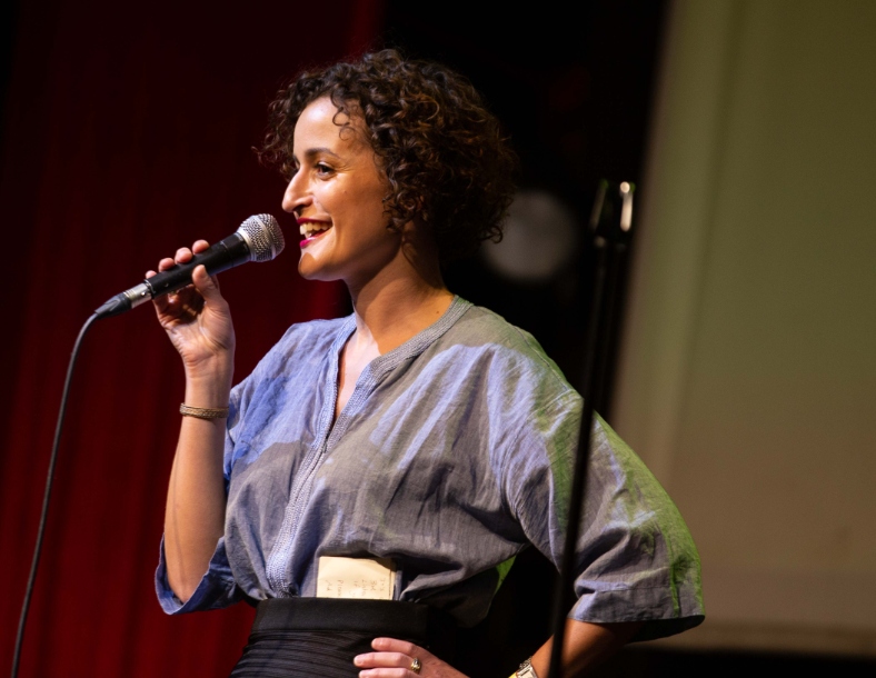 Layla Alj moved to London where she is an actor and standup comedian Photo credit Stephanie Claire Photography) 