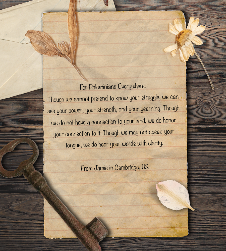 Love letters to Palestine