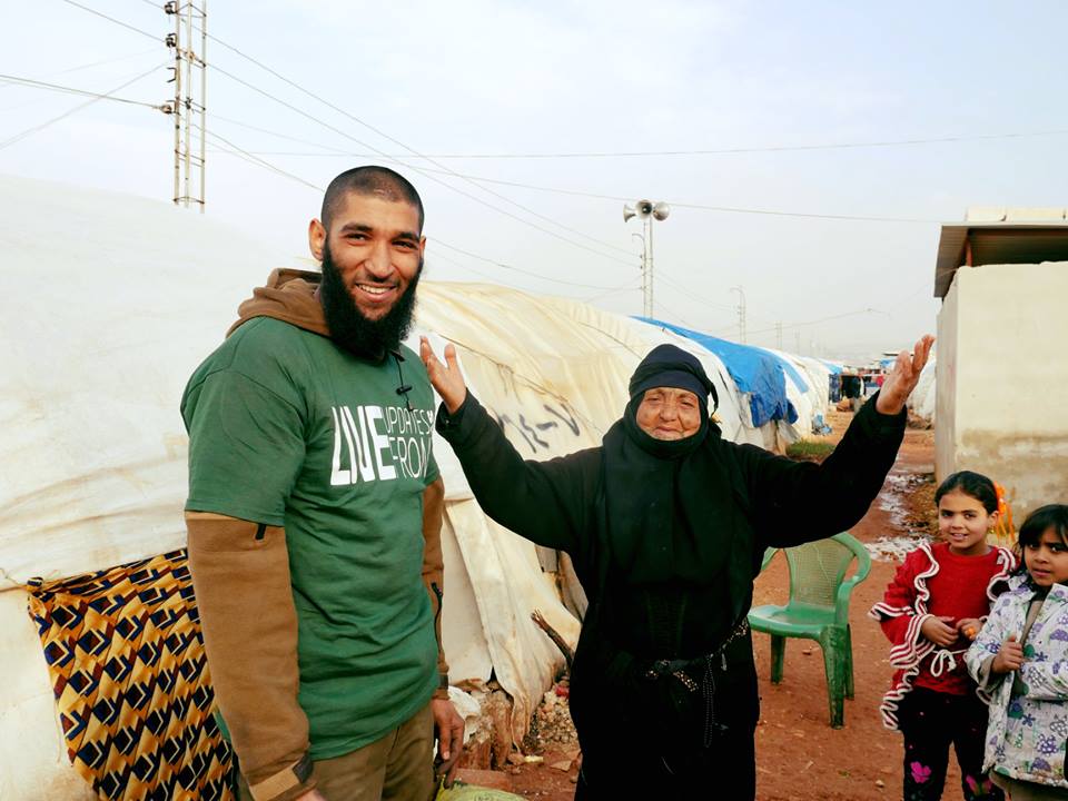 Tox posted updates about his work in Syria online (Facebook)