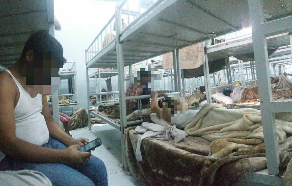 Rohingya detainees had their blankets taken away from them by Saudi authorities (Supplied)