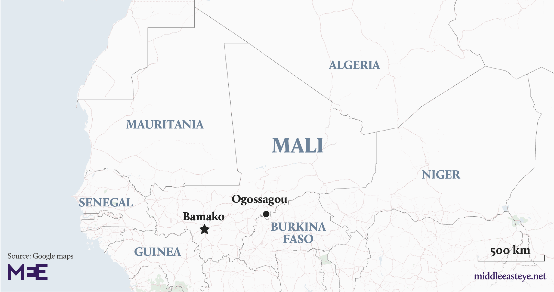 Mali map