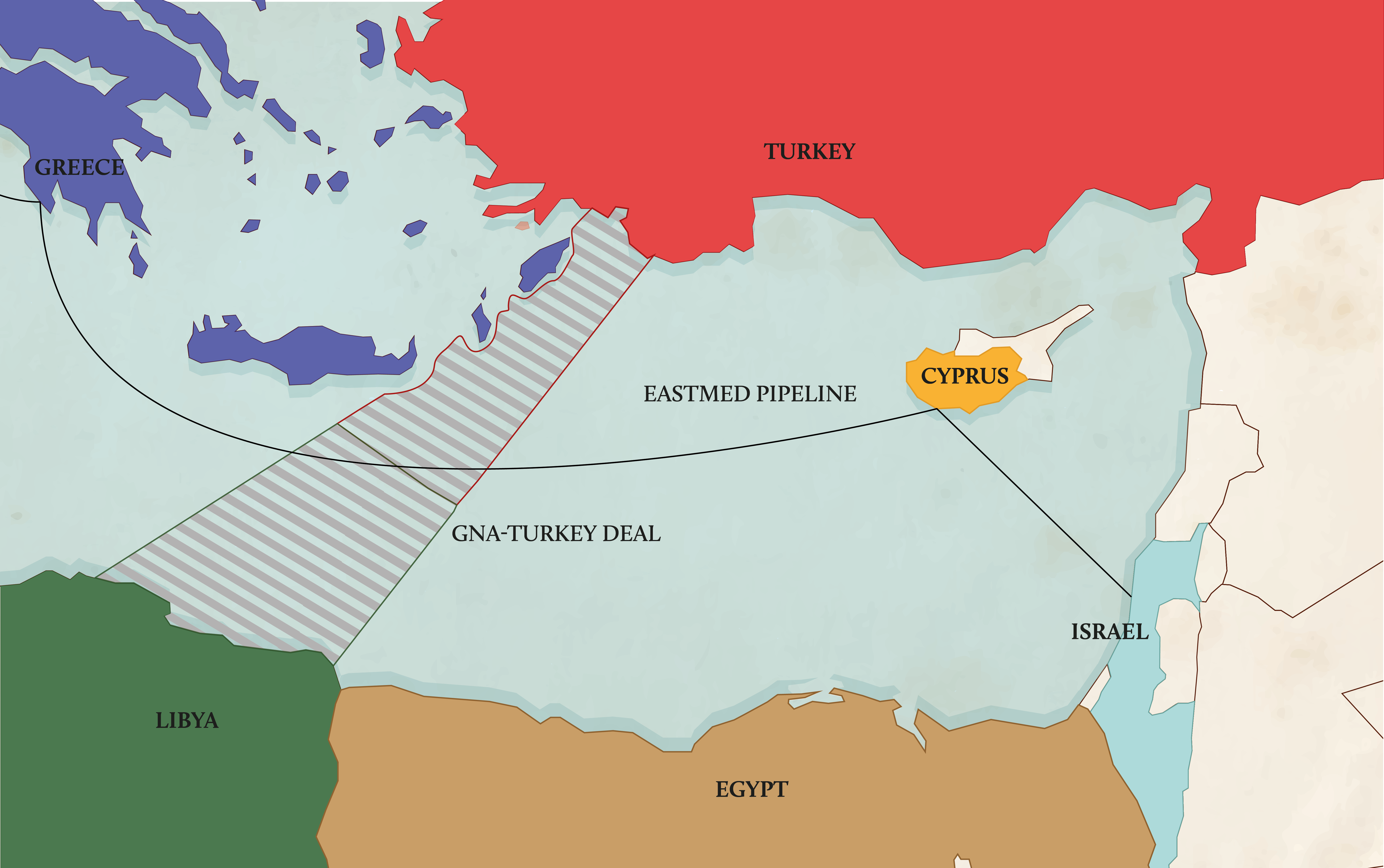libya map