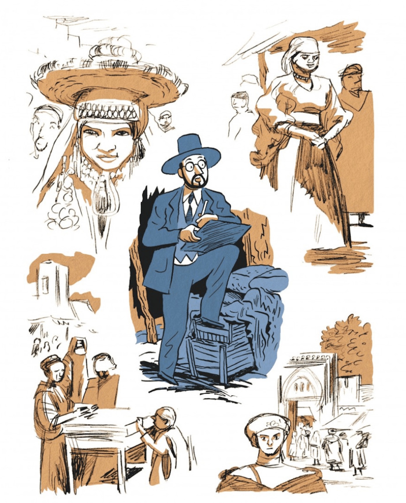 Tanger sous la pluie