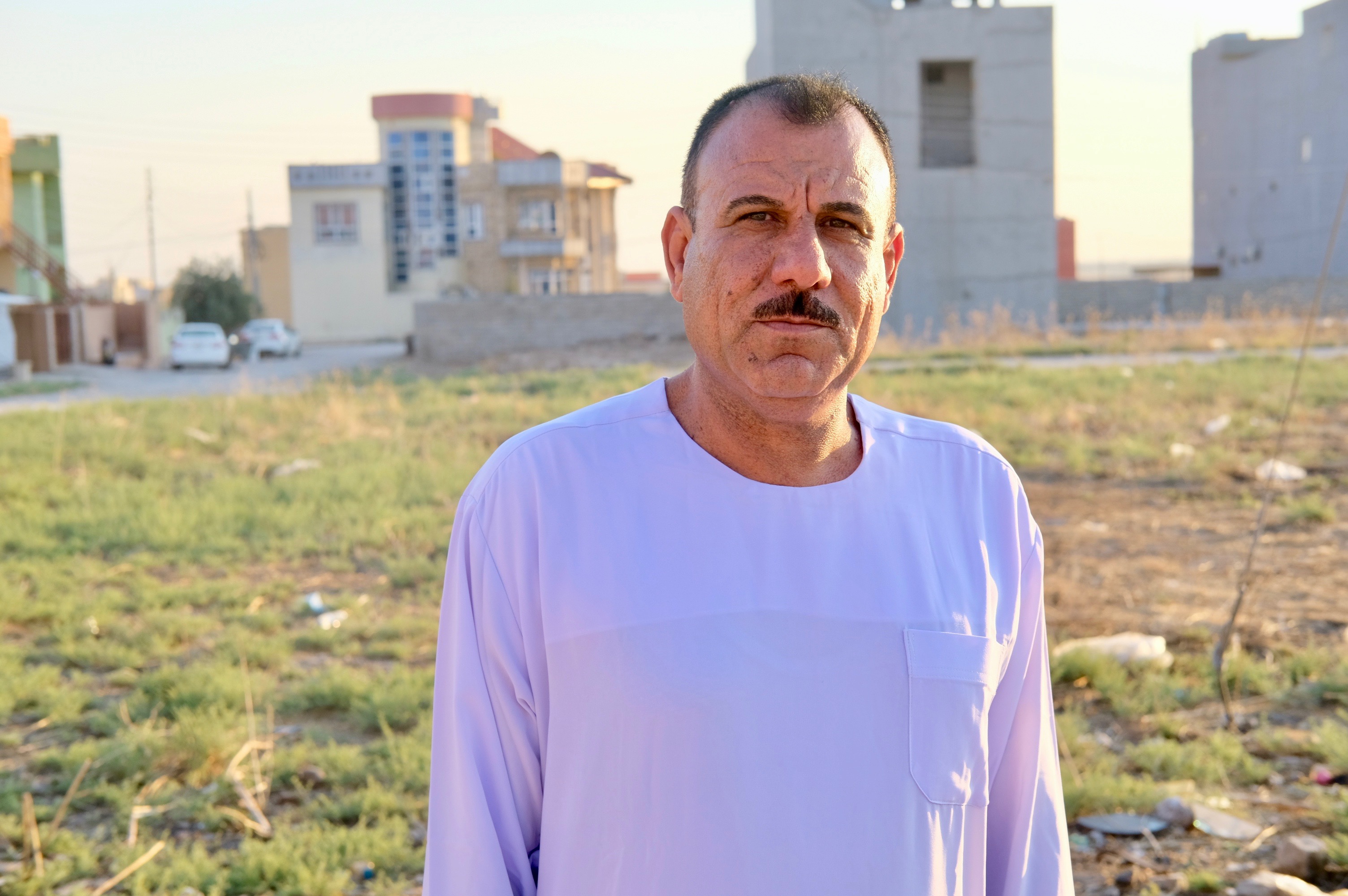 Marwan Jada’an’s wife and children spent 11 months in IS captivity before relocating to Germany. (MEE/Elizabeth Hagedorn)