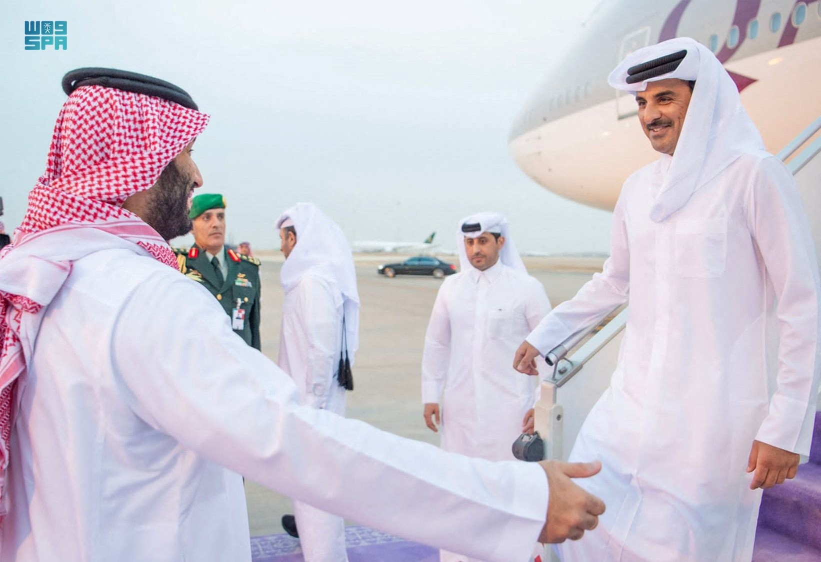 saudi crown prince qatari emir