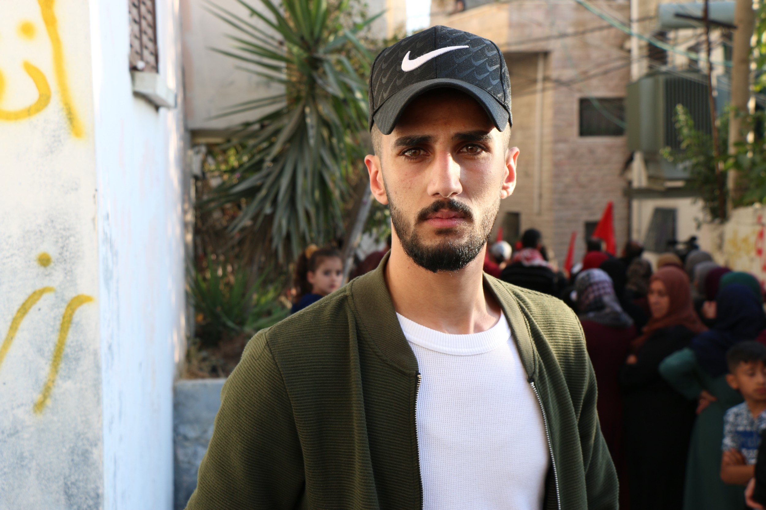 'Omar did not present any danger to them,' Mohammad Badawi, a cousin of the slain young man, tells MEE (MEE/Akram al-Waara)