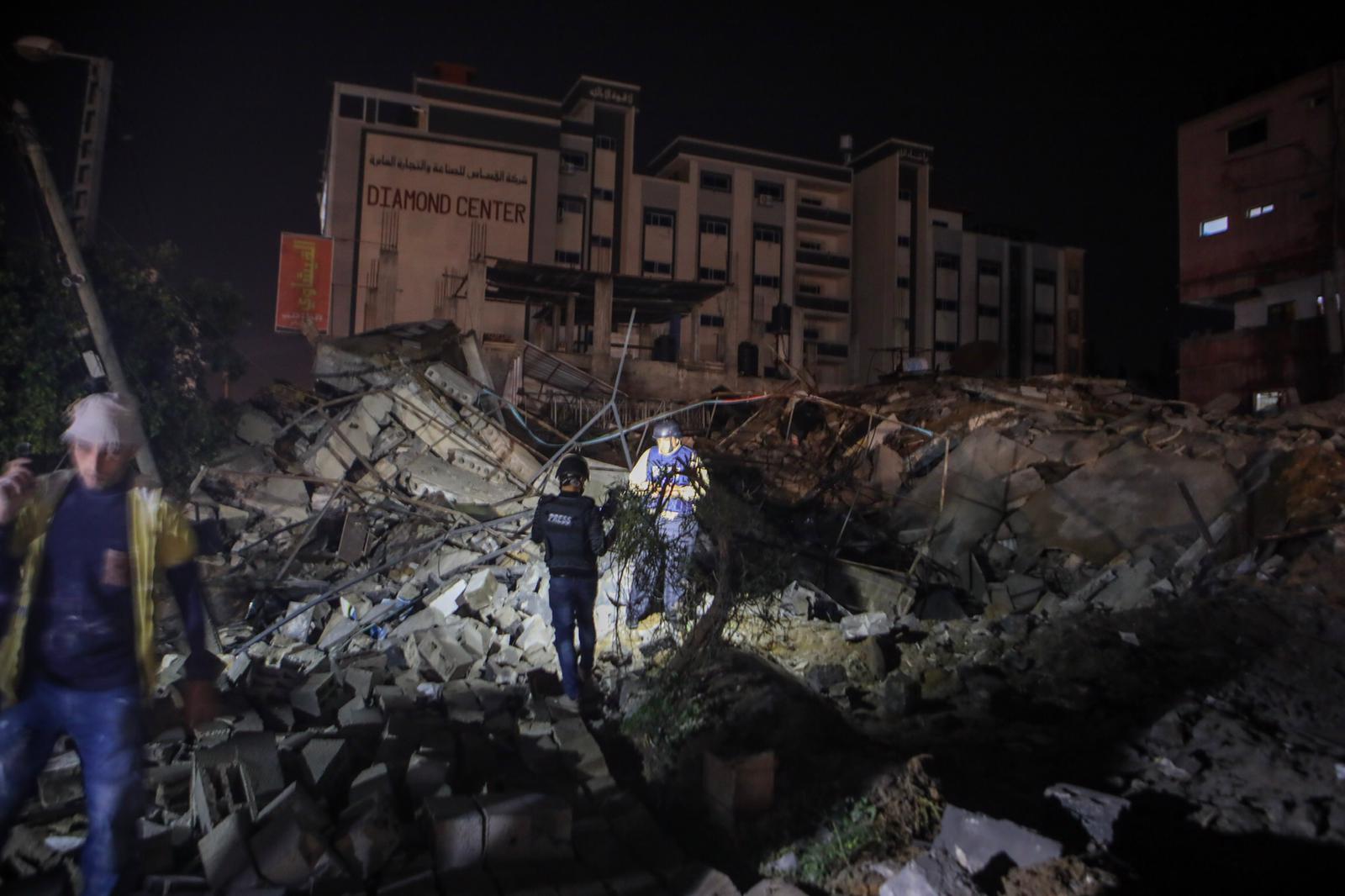 Palestinians Gaza Israeli air strike