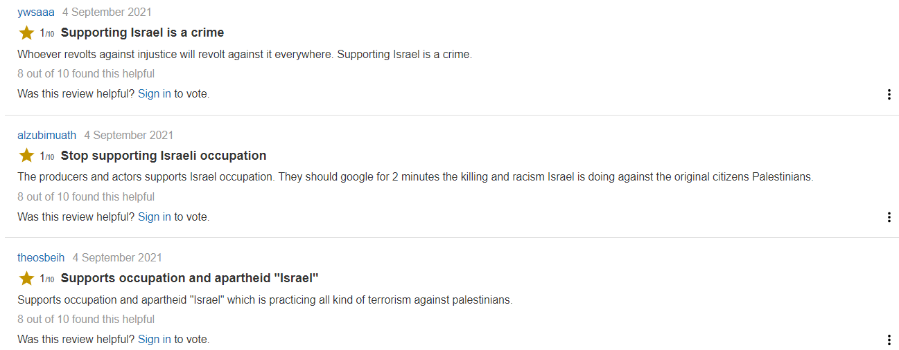 Des internautes publient des critiques négatives sur le profil IMDb de La Casa de Papel après les commentaires des acteurs de la série (capture d’écran/IMDb)