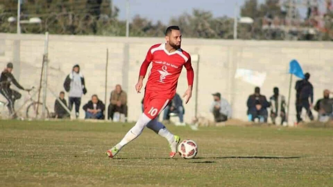 Muhannad Fadl al-Lay played for the Al-Maghazi Services Club and the Palestinian national football team and died on Thursday following an Israeli attack on his home (X)