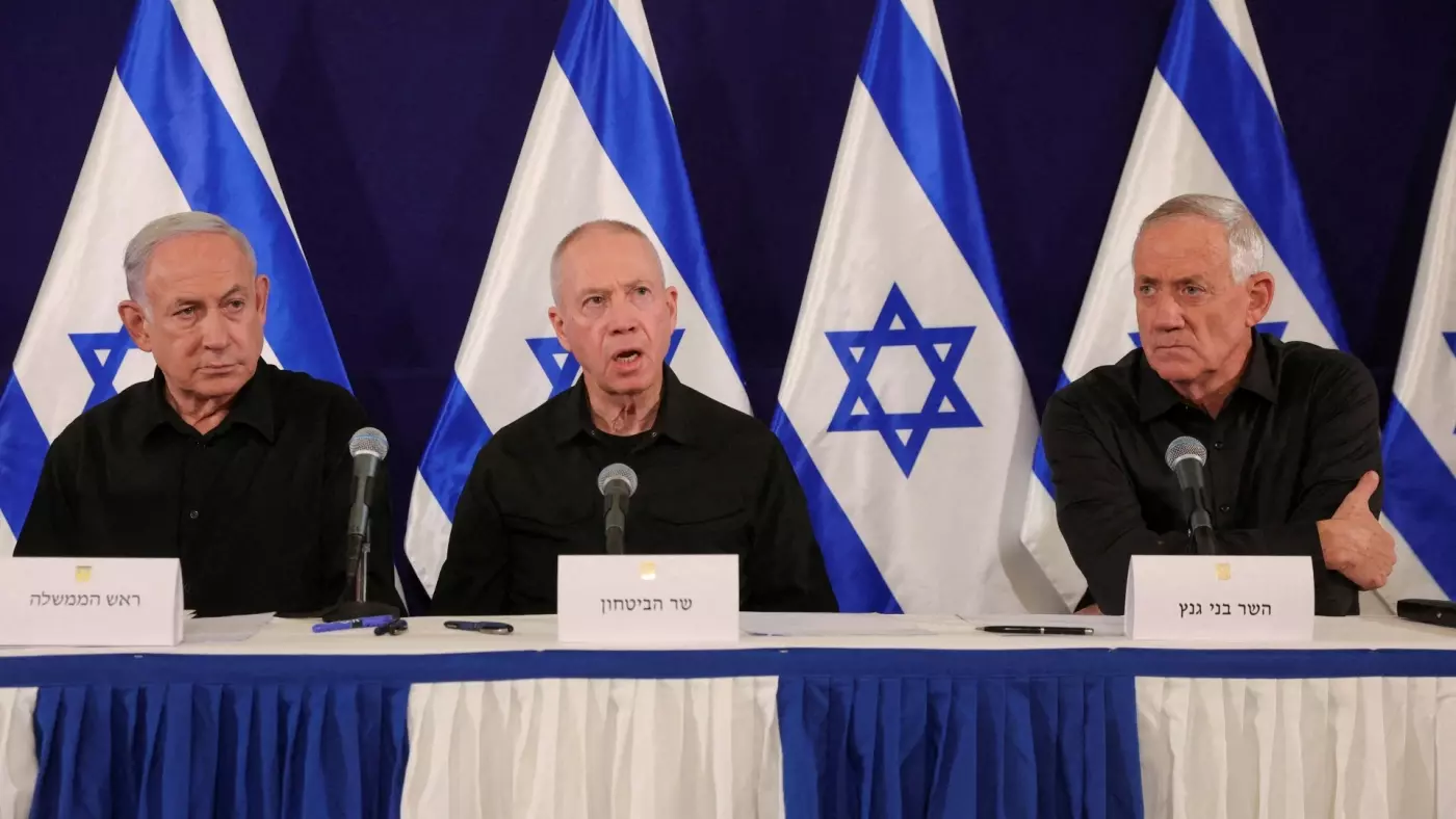 netanyahu gantz gallant