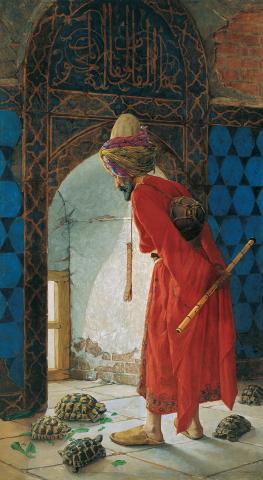 Le Dresseur de tortues d’Osman Hamdi Bey (avec l’aimable autorisation du musée Pera)